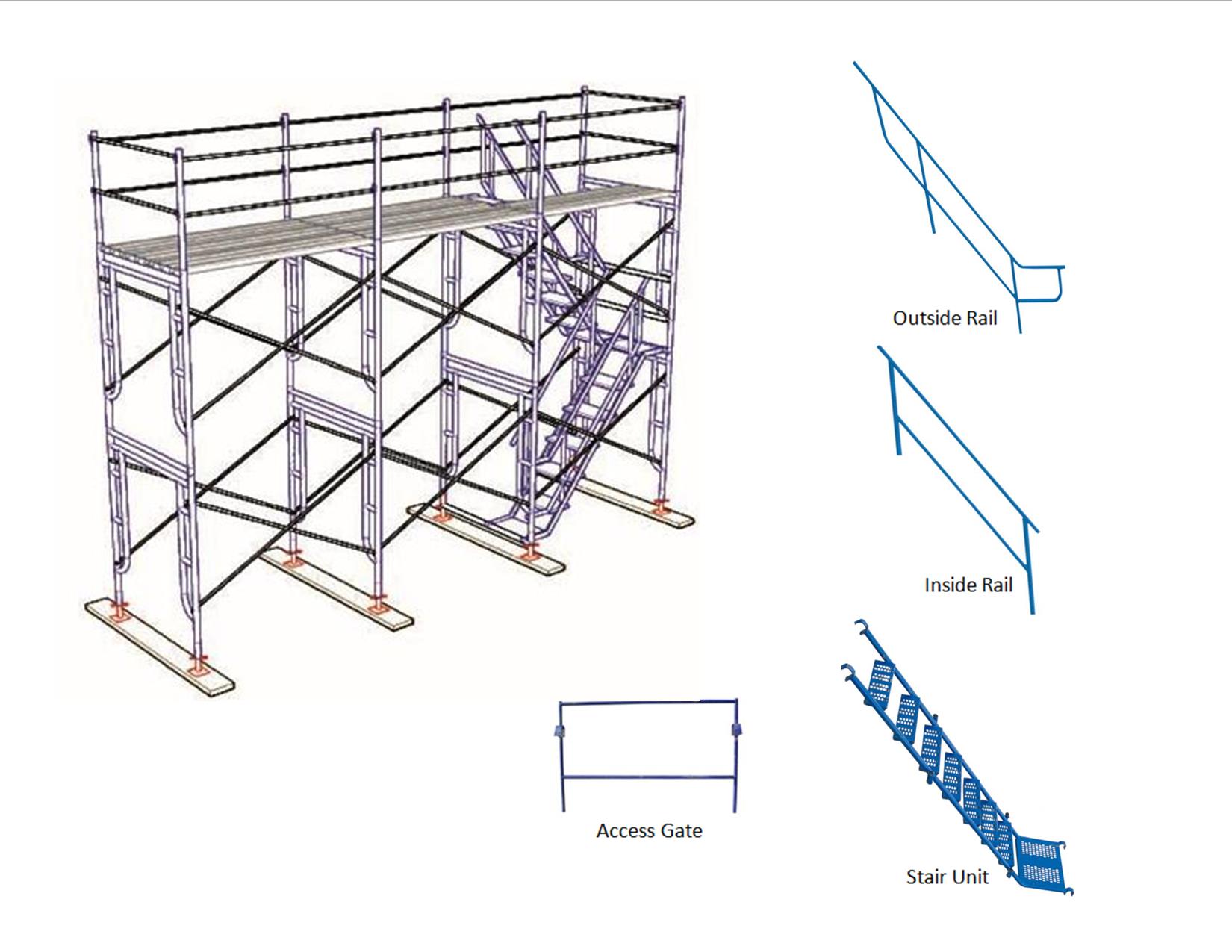 Stair Tower Scaffolding - Bronx, NY